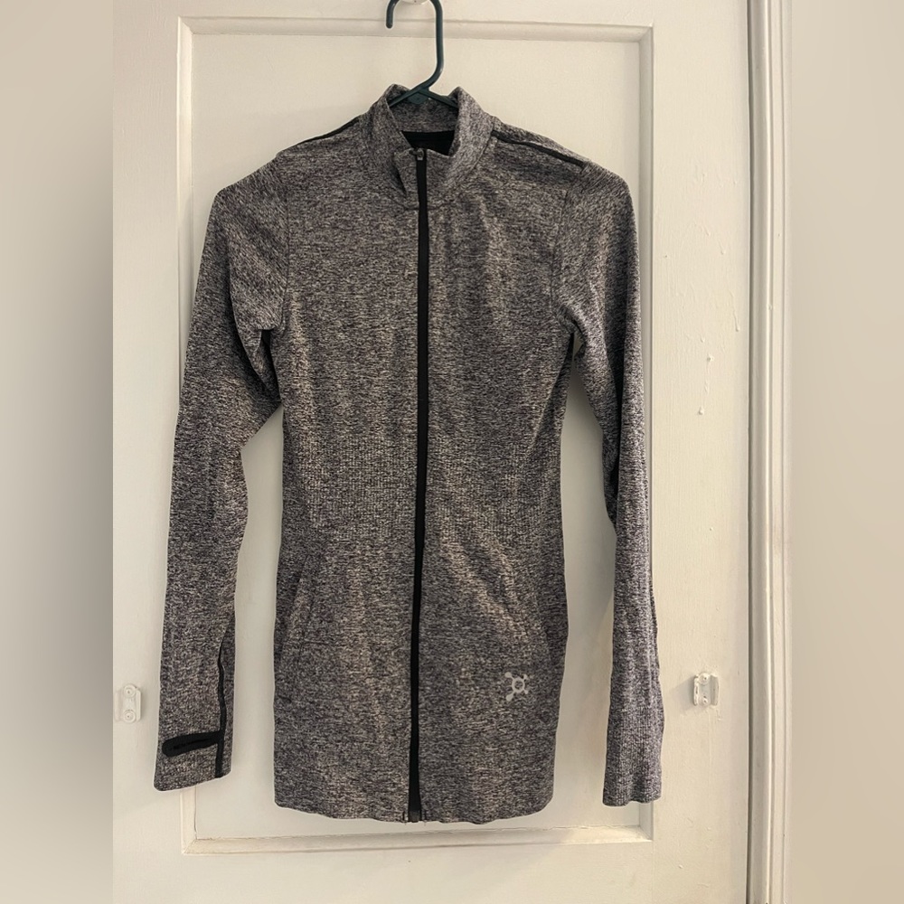 Orangetheory Heather Gray Full Zip Athletic Jacket - S